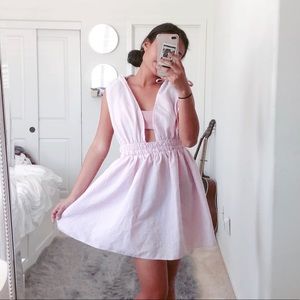 overall swim cover up